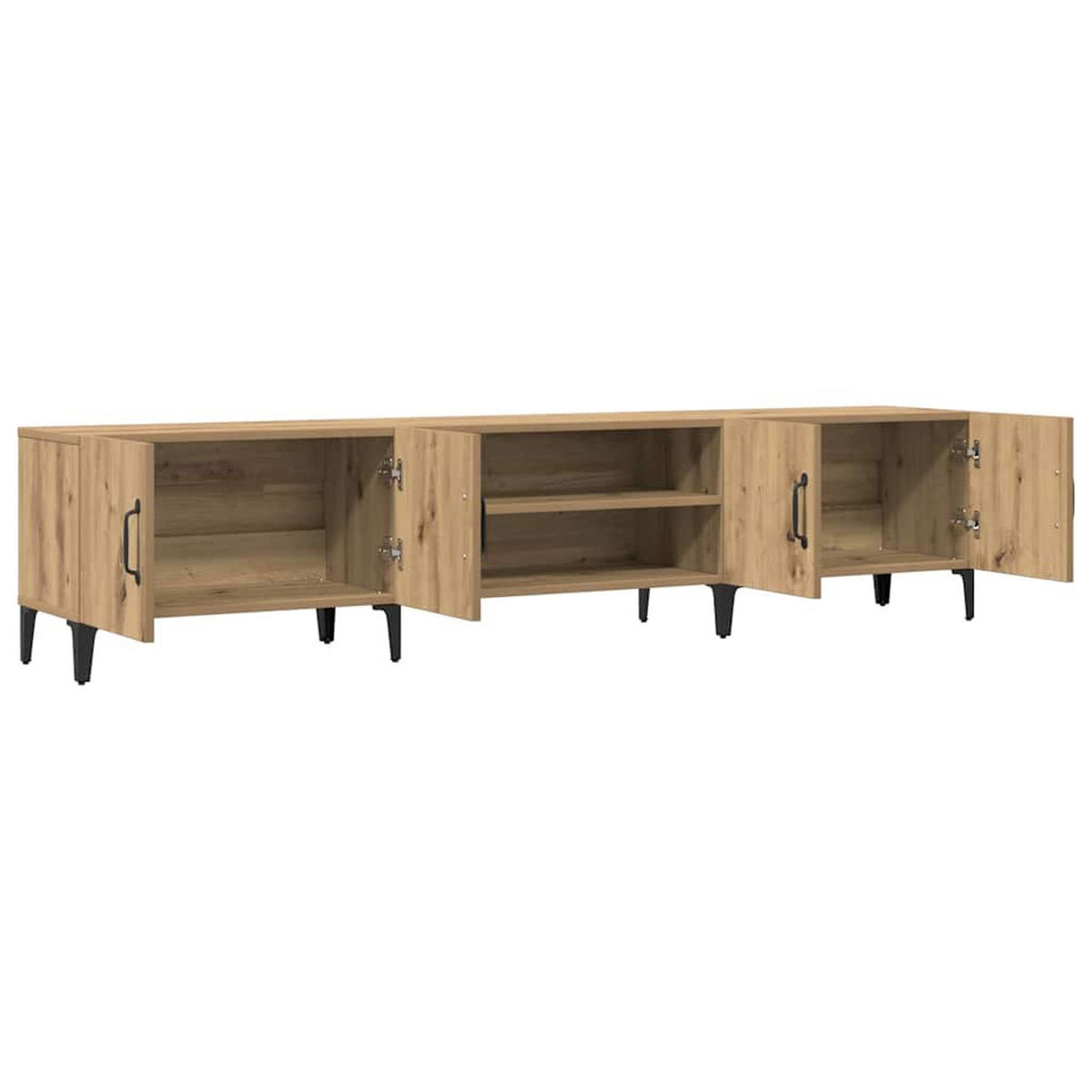 TV-SCHRANK Artisan-Eiche 180/31,5/40 Cm Holzwerkstoff - Braun, Holzwerkstoff (31.5/40/180cm) - vidaXL