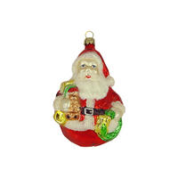 CHRISTBAUMSCHMUCK Weihnachtsmann bunt 11 cm - Multicolor, Metall (0.1/11/0.1cm)