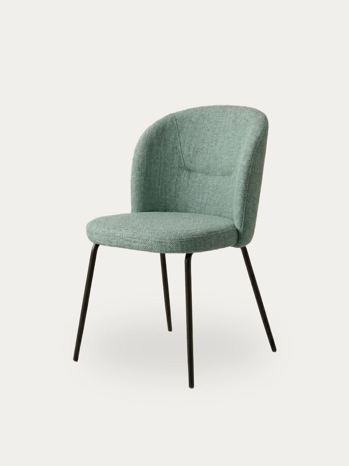 STUHL Beiz Minze 54 cm x 81 cm - Mintgrün, Textil (54/81/59cm) - Kenay Home