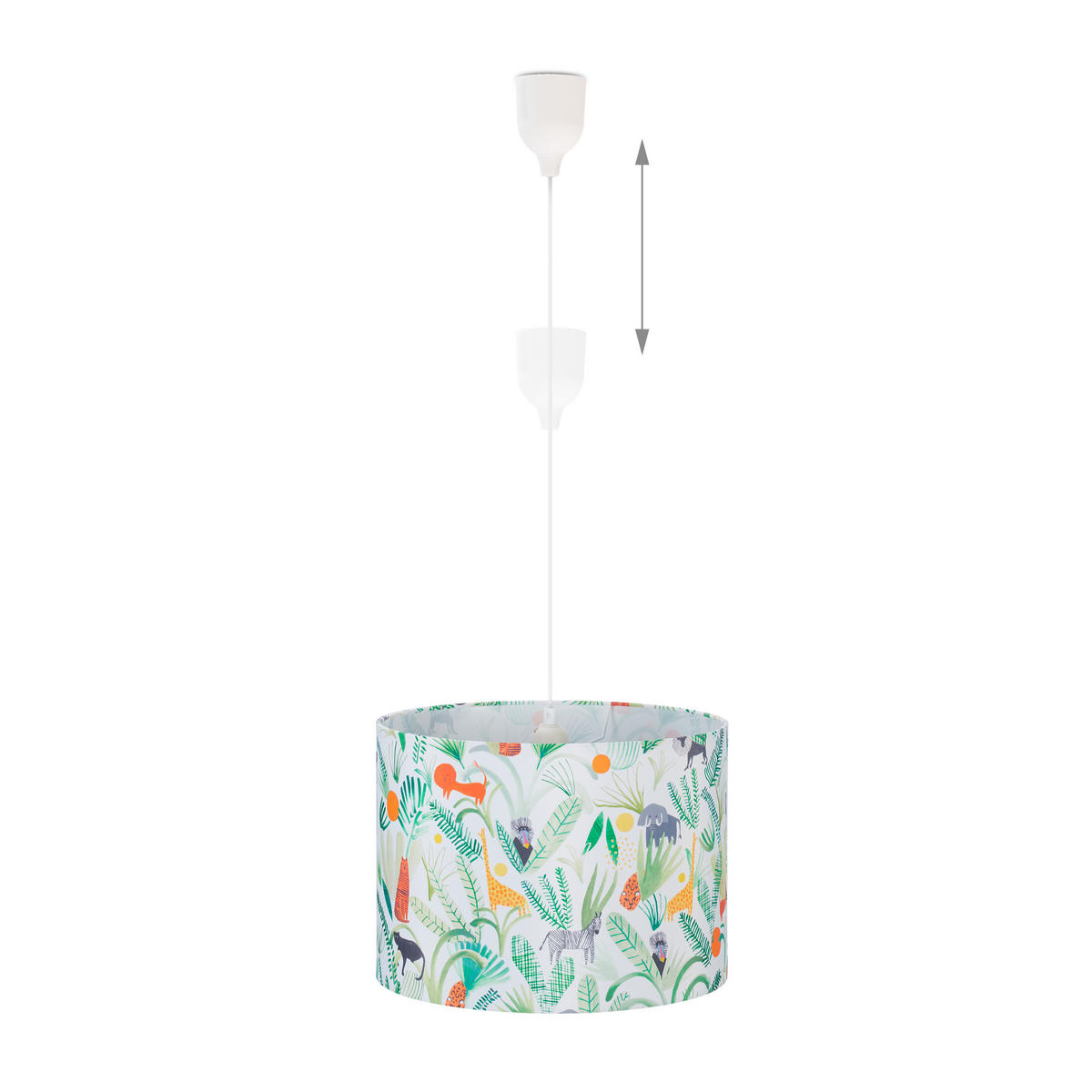 HÄNGELAMPE - Multicolor, Kunststoff (35/35/140cm) - Relaxdays