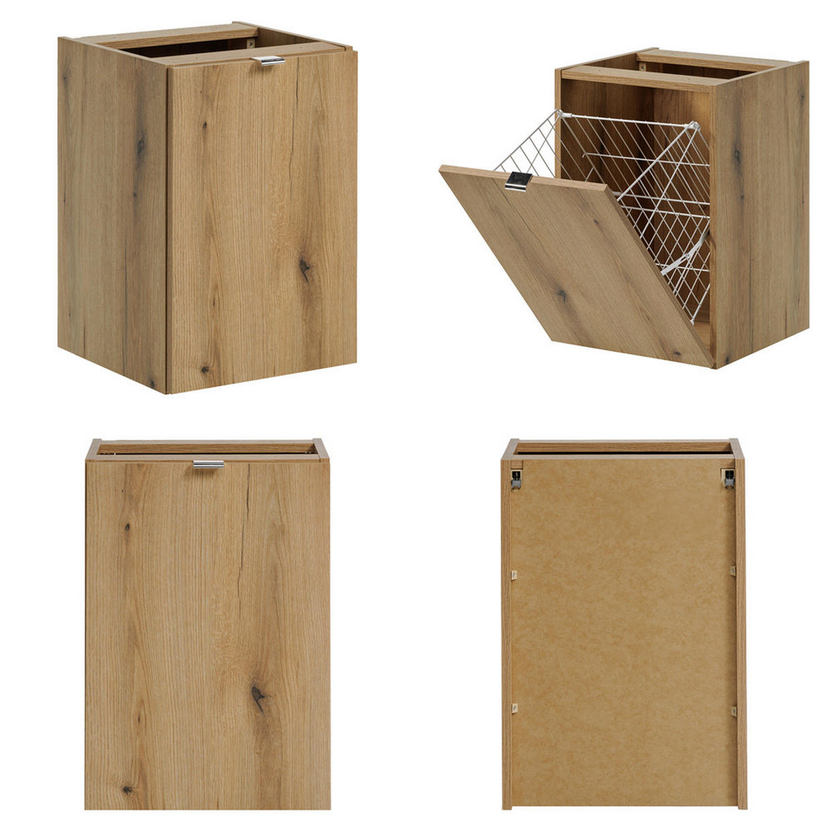 WASCHTISCH Newport-56 - Braun, Holzwerkstoff (160/71/40cm) - Lomado
