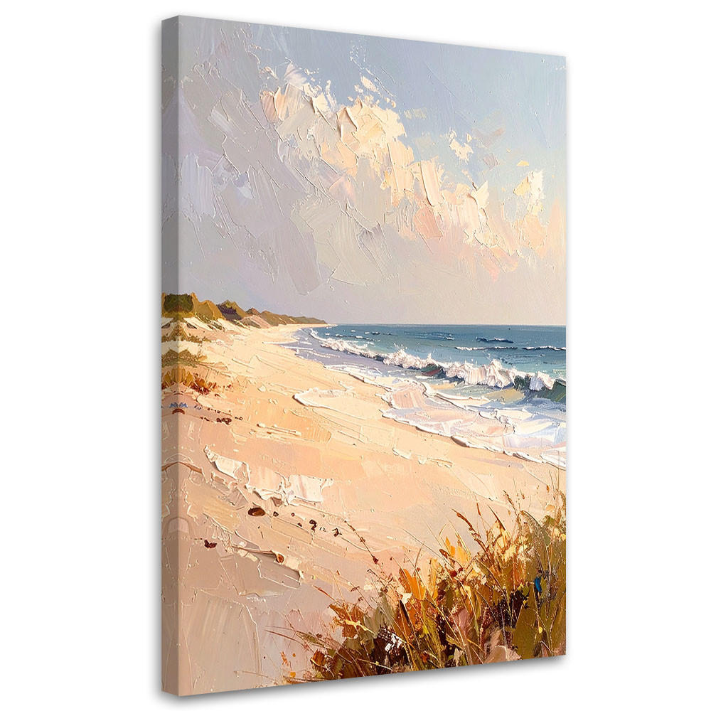 Feeby Leinwandbild Beige 80x120 cm