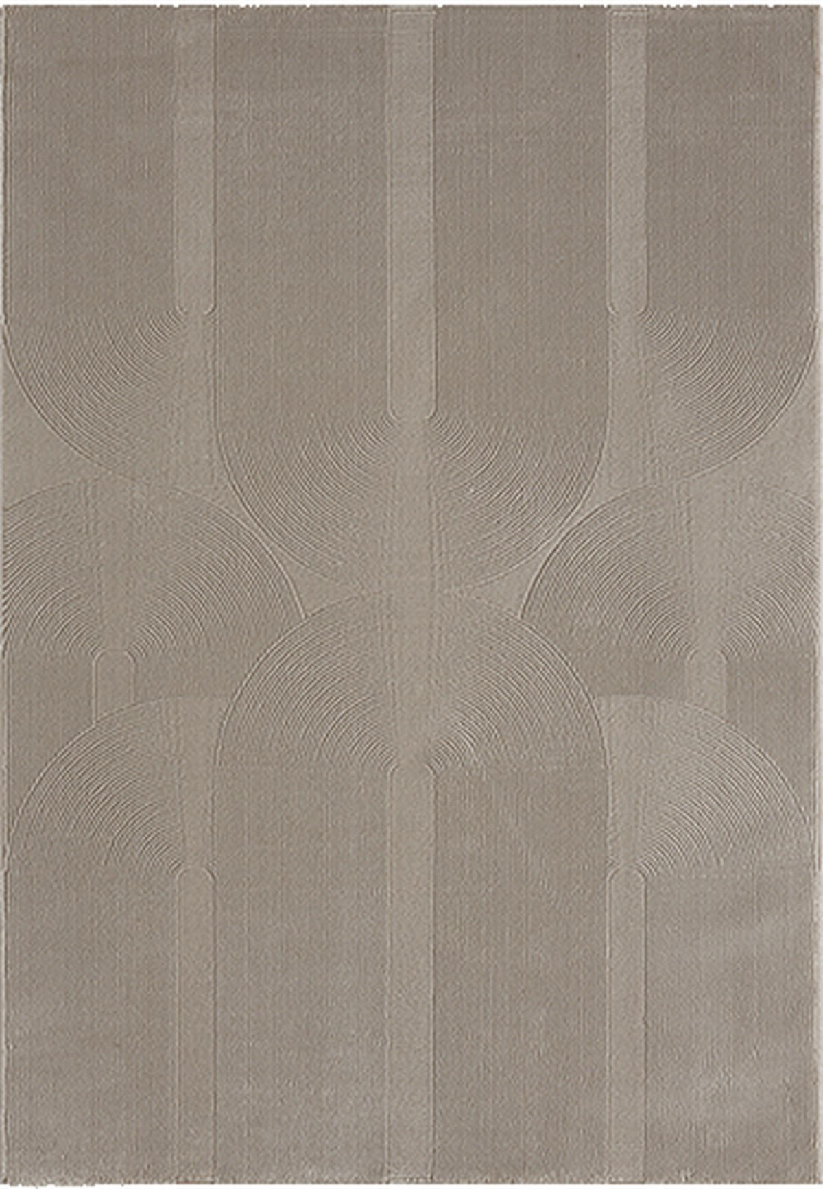 TEPPICH Kurzflor KASOS Waschbar Geometrisch Polyester Beige 160 x 230 cm - Beige, Textil (160/230cm) - KADIMA DESIGN