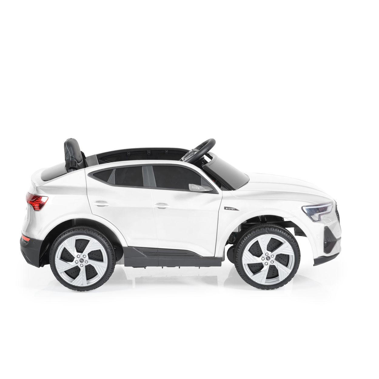 ELEKTROAUTO Audi weiß Sportback Fernbedienung Frontlichter Musik USB Gurt - Weiß, Kunststoff (108/60/47cm) - Moni