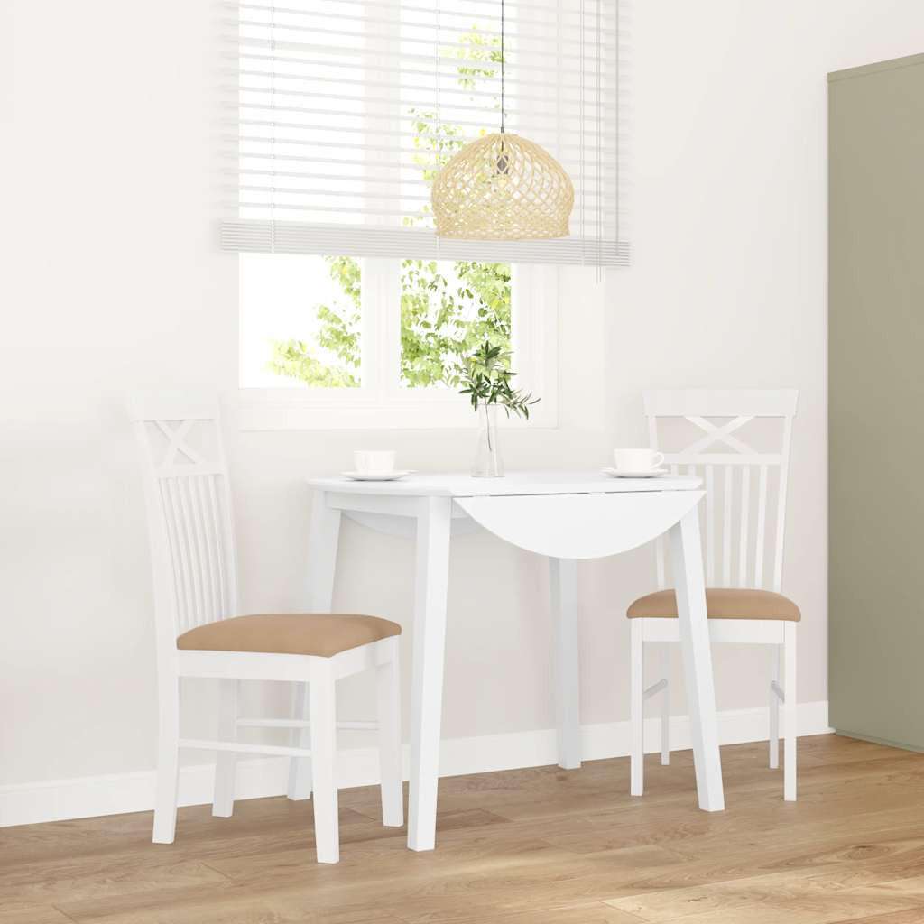 STUHL-SET 2 Stk Eisenhain 42.5/94/53.5 cm - Weiß, Holz (42.5/94/53.5cm) - ZMH