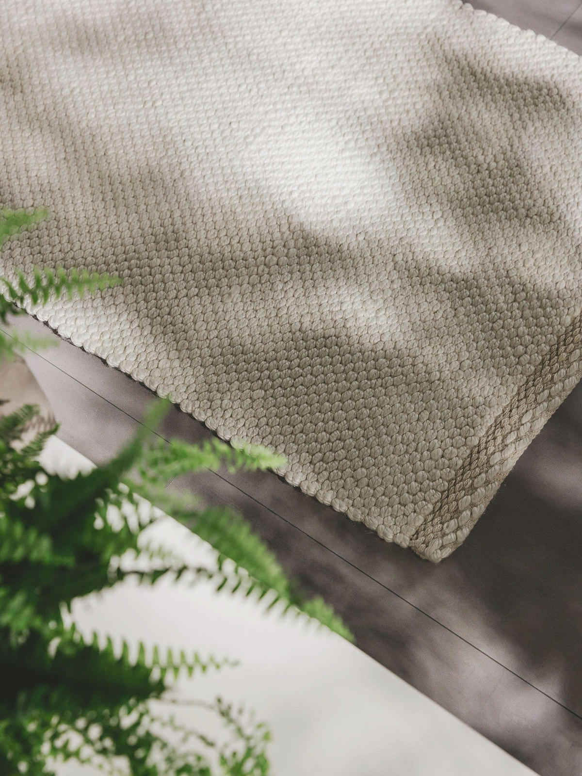 TEPPICH aus recyceltem Material Kiah Cream 70x200 cm - Creme, Textil (70/200cm) - benuta Pure