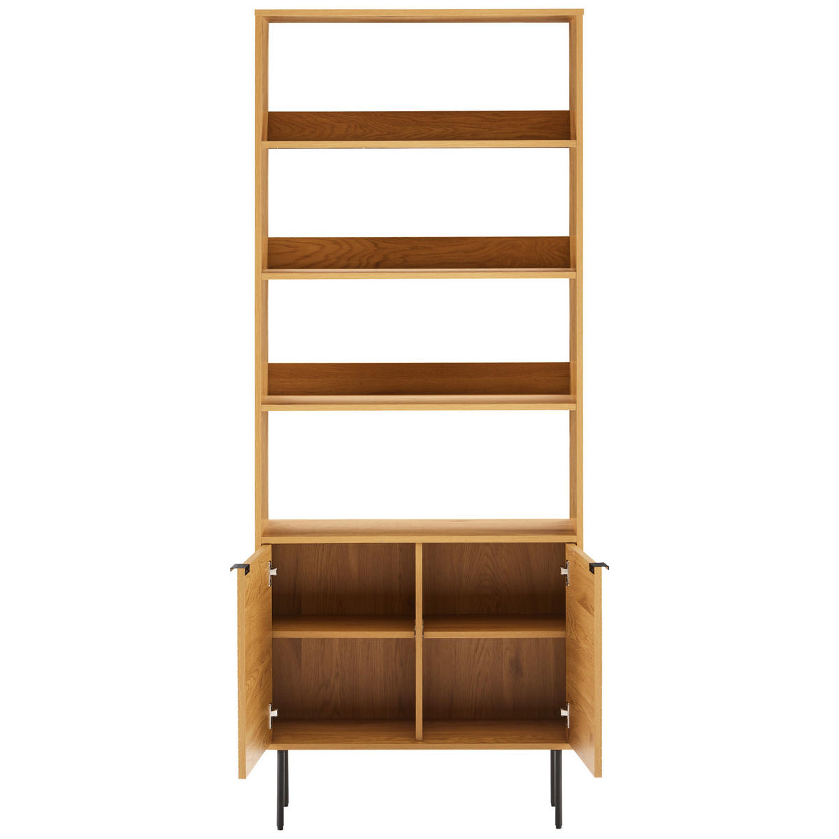 BÜCHERREGAL Stinna - Braun, Holzwerkstoff (30/200/80cm) - Happy Garden