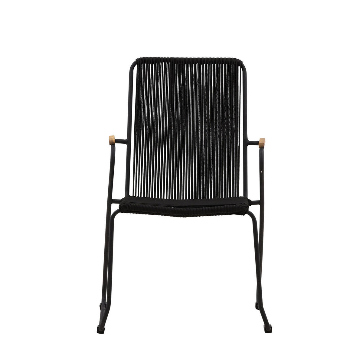 GARTENSTUHL - Schwarz, Textil (60/93/63cm) - home24