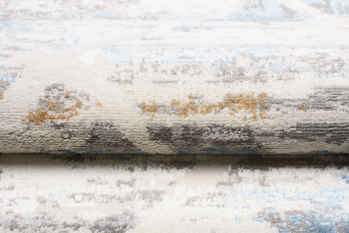 TEPPICH VALLEY Grau Blau 200/300 cm - Blau, Textil (200/300cm) - Tapiso