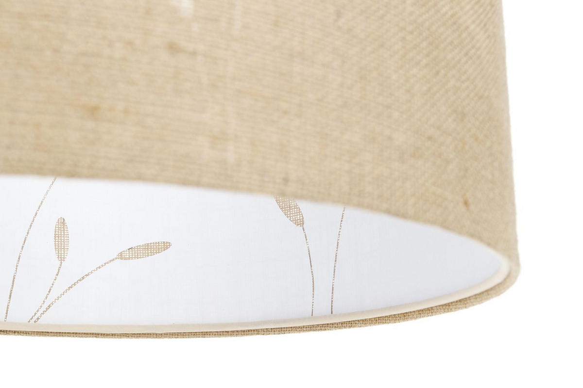 HÄNGELEUCHTE Weiß 40/90 cm - Beige/Weiß, Kunststoff (20/0.4/90cm) - ONZENO