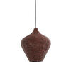 HÄNGELAMPE Kalenga Braun Ø36/41 cm - Dunkelbraun, Metall (36/36/41cm) - Light & Living