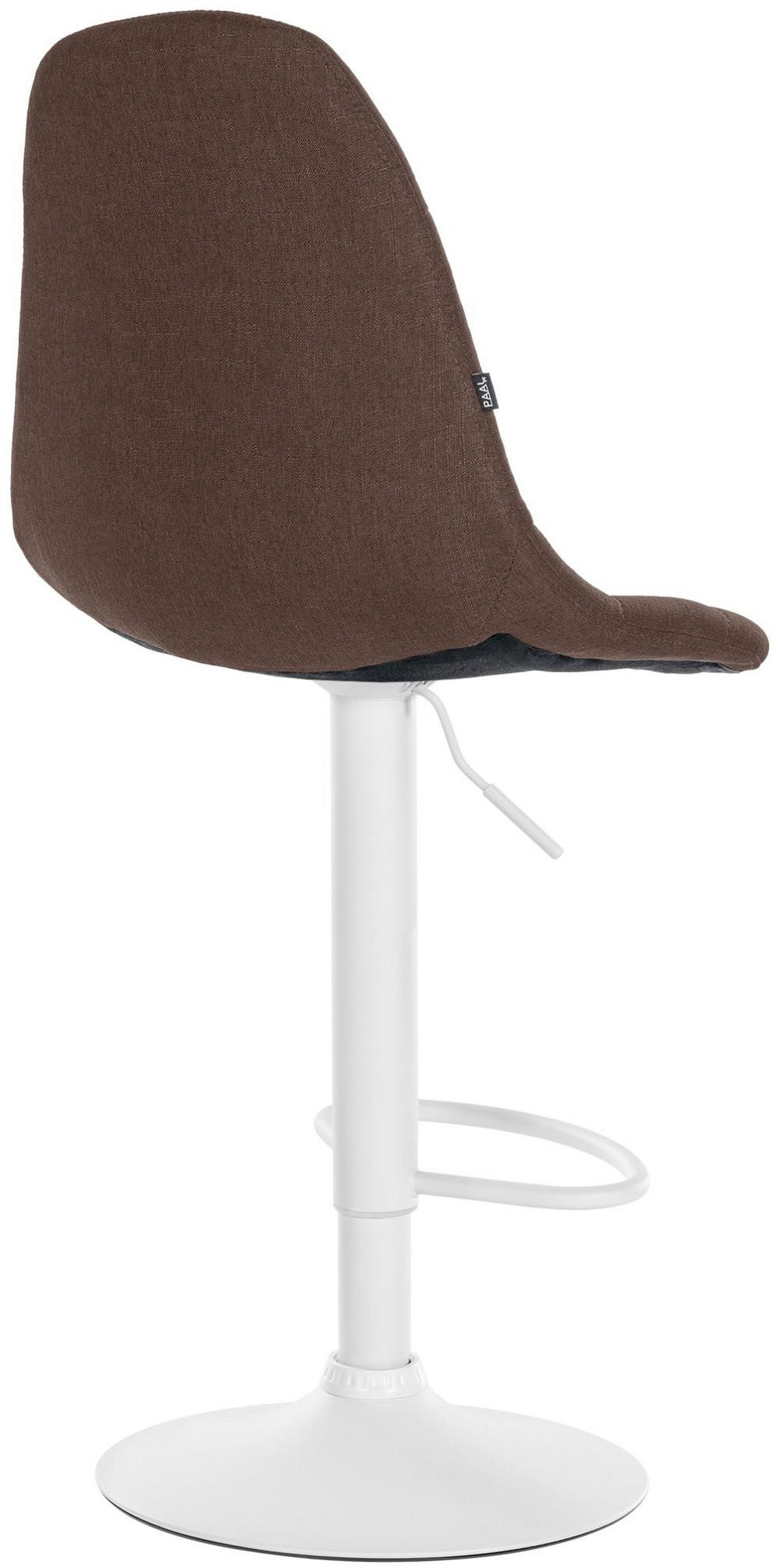 BARHOCKER Metall braun - Braun, Textil/Metall (47/99/56cm) - CLP