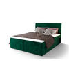 BOXBETT BAHAMA 180x200, mit Matratze H3 und Topper, Monolith 37 - Grün, Holz/Kunststoff (180/200cm) - Bedante