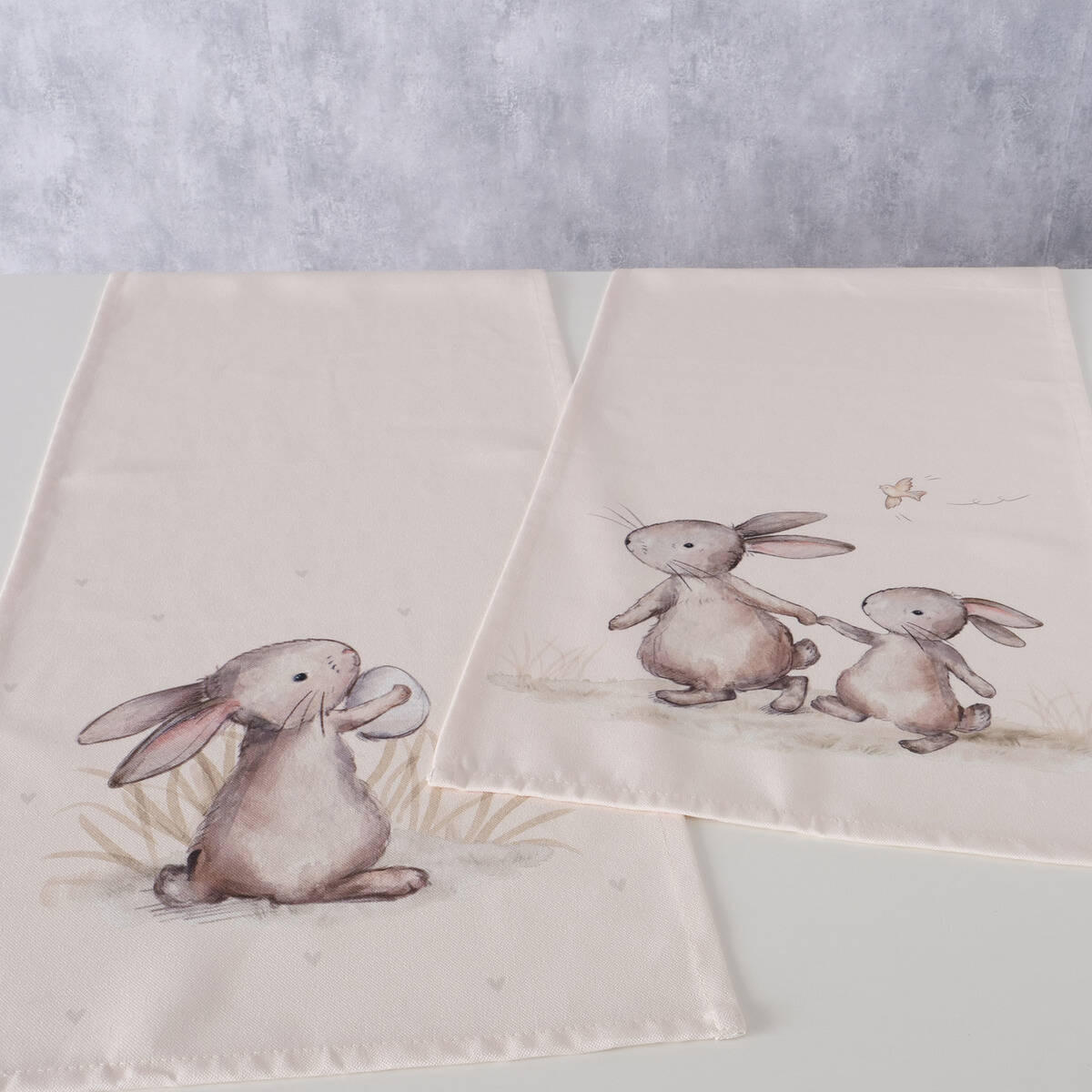 OSTERLÄUFER Knuffi 140/40 cm - Beige, Textil (40/140cm) - Boltze Home