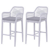 BARSKI STOL Svetlo siva - svetlo siva, tekstil (51/105/60cm) - MCW