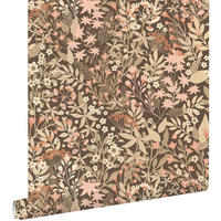 TAPETE Feldblumen 50 x 900 cm - Braun, Papier (50/900cm) - ESTAhome