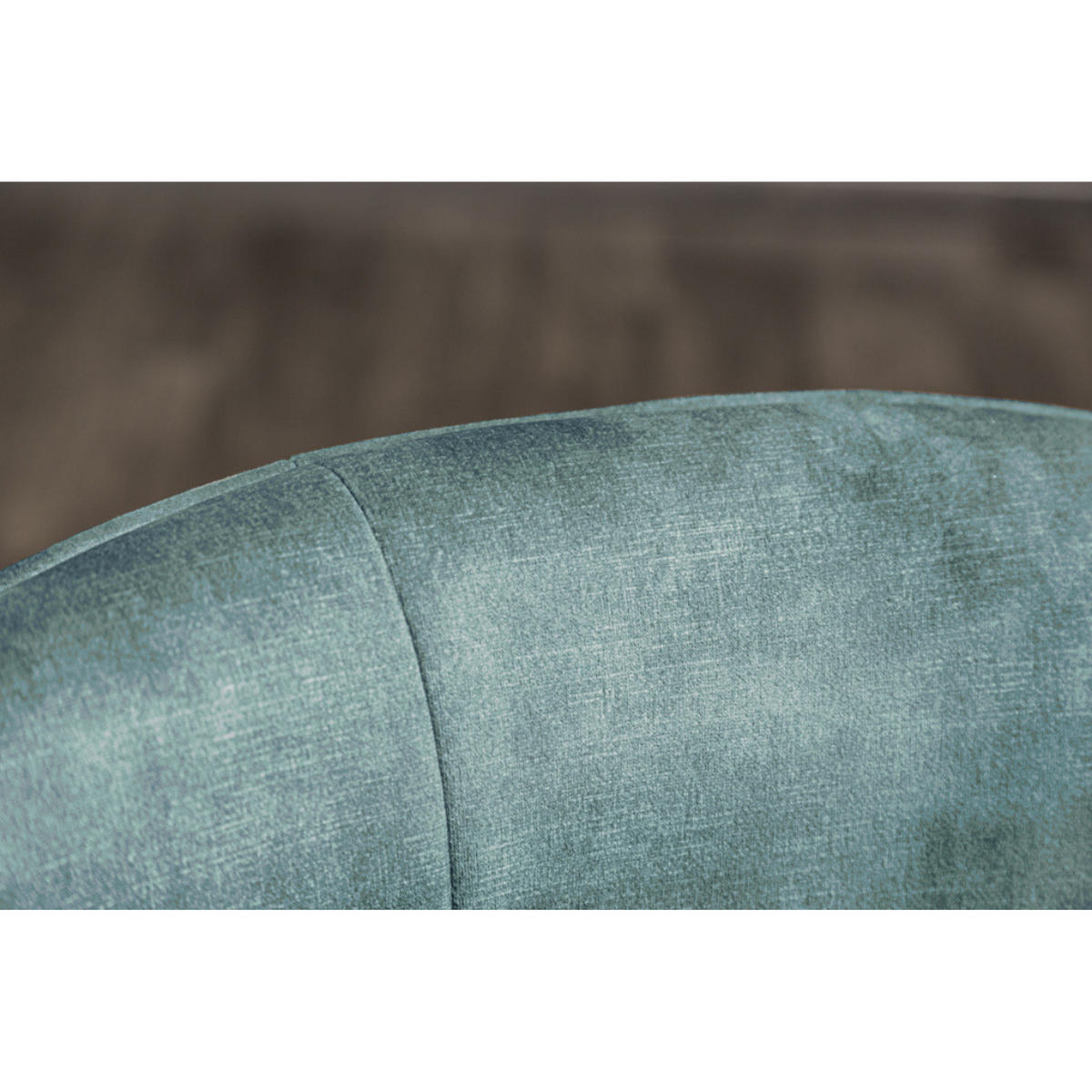 STUHL EUPHORIA Samt Petrol, Schwarz - Blau/Petrol, Textil (58/82/60cm) - riess-ambiente