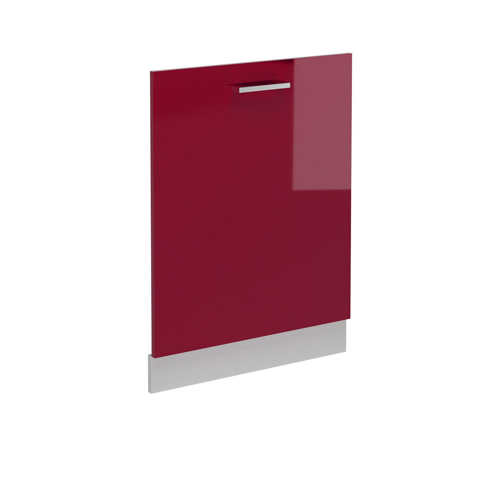 FRONTPANEL R-Line Röd högblank 60 cm utan bänkskiva Röd, Vit 81.8/60/1.6 cm