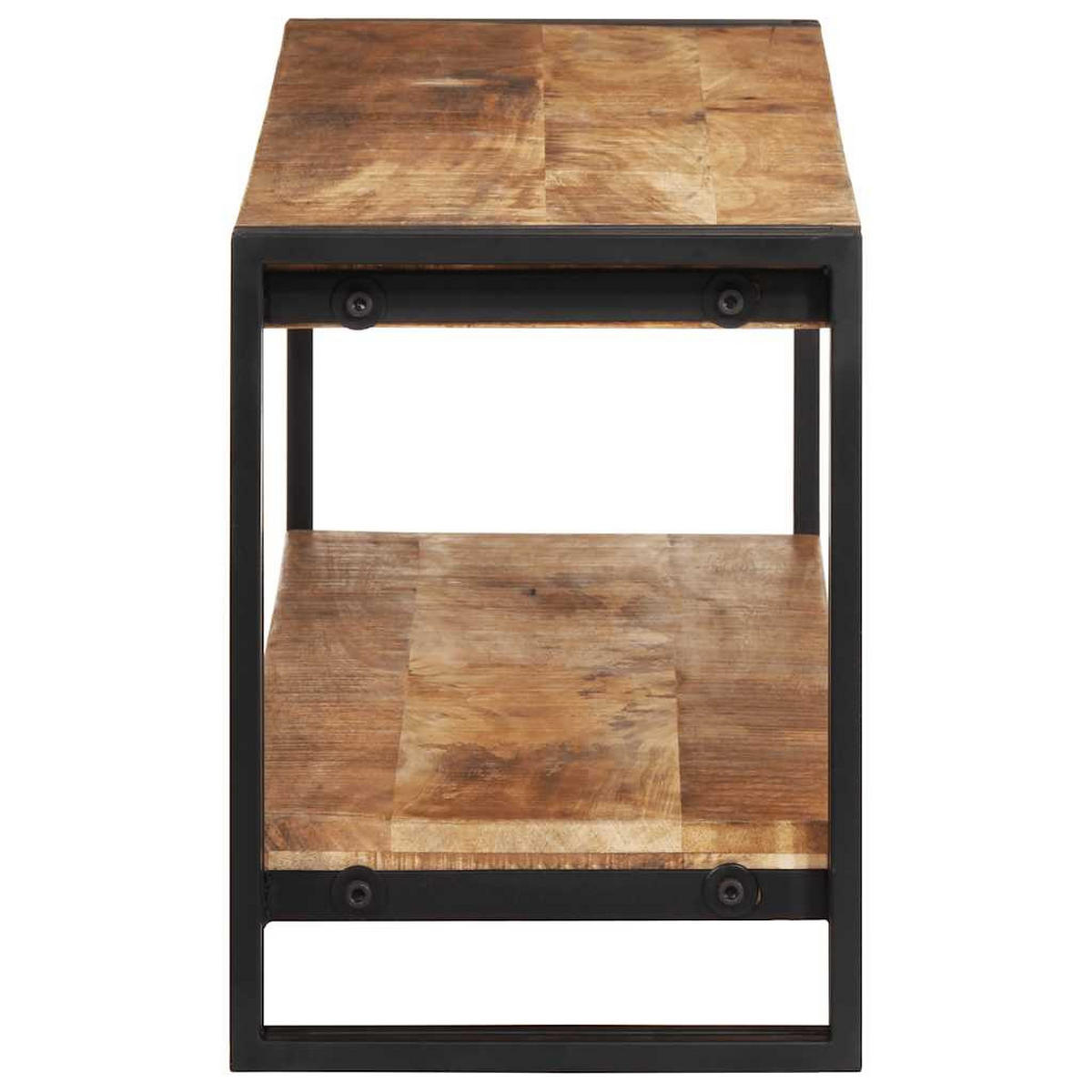 TV-SCHRANK 120/30/40 Cm Raues Mangoholz - Braun, Holz (30/90/30.5cm) - vidaXL