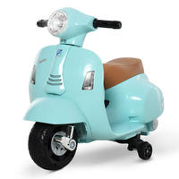 ELEKTRO-KINDERMOTORRAD Michelle Türkis 66.5/38/52 cm - Blau, Kunststoff (52/66.5/38cm) - Jamb