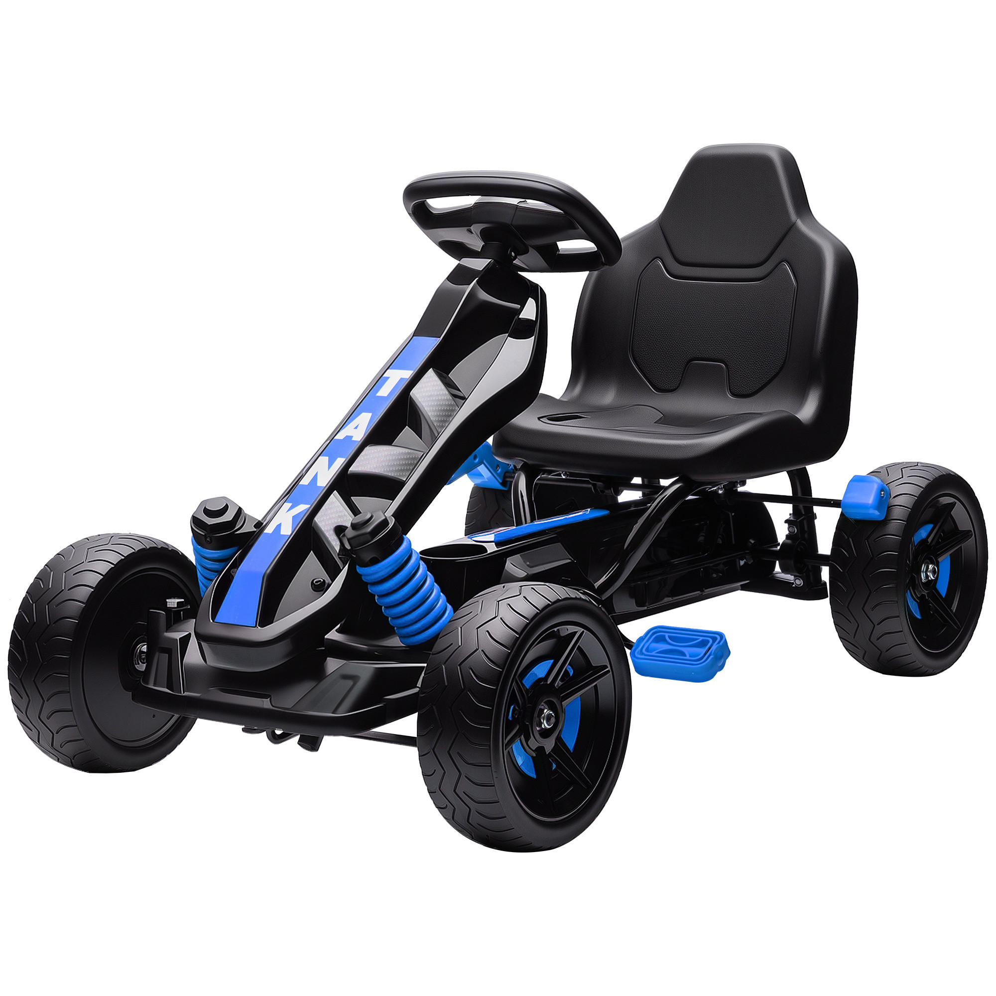 GOKART Wendelin Blau Kunststoff 100/59/60.5 cm - Blau, Kunststoff/Metall (100/59/60.5cm) - Jamb