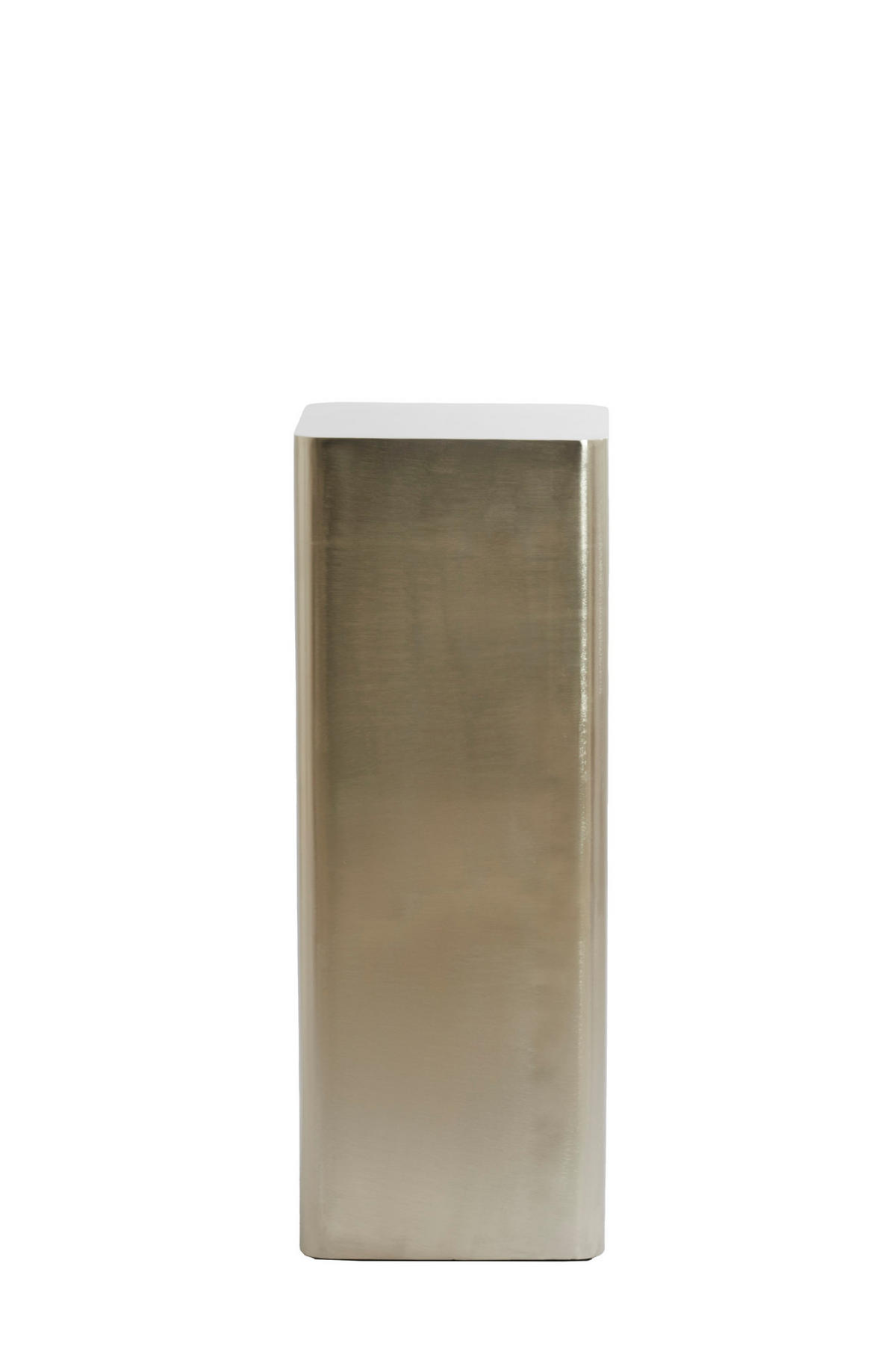 SÄULE Alurio Silber 30,5/30,5/80 cm - Silberfarben, Metall (30.5/30.5/80cm) - Light & Living