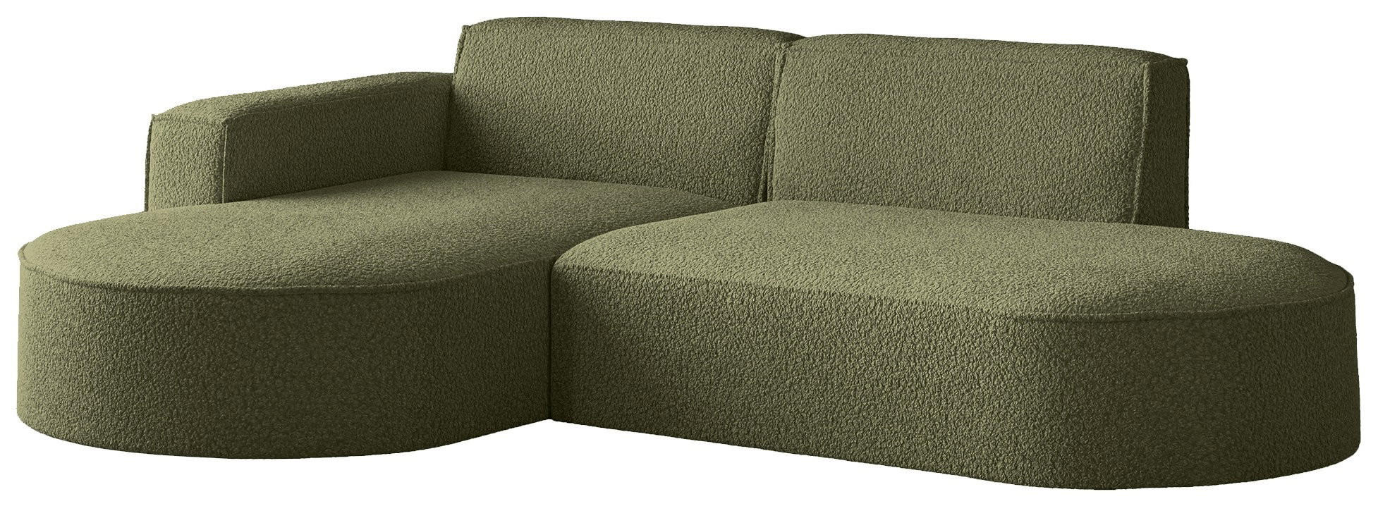 WFL Group Ecksofa Grün 241x168 cm
