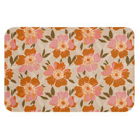 WC PŘEDLOŽKA Květiny - Motiv - Retro 60x40 cm - různobarevná, textil/plast (60/1cm) - OnlyWow