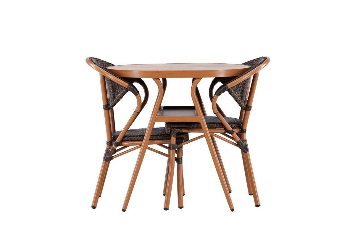 GARTENSET braun - Braun, Holzwerkstoff - ebuy24