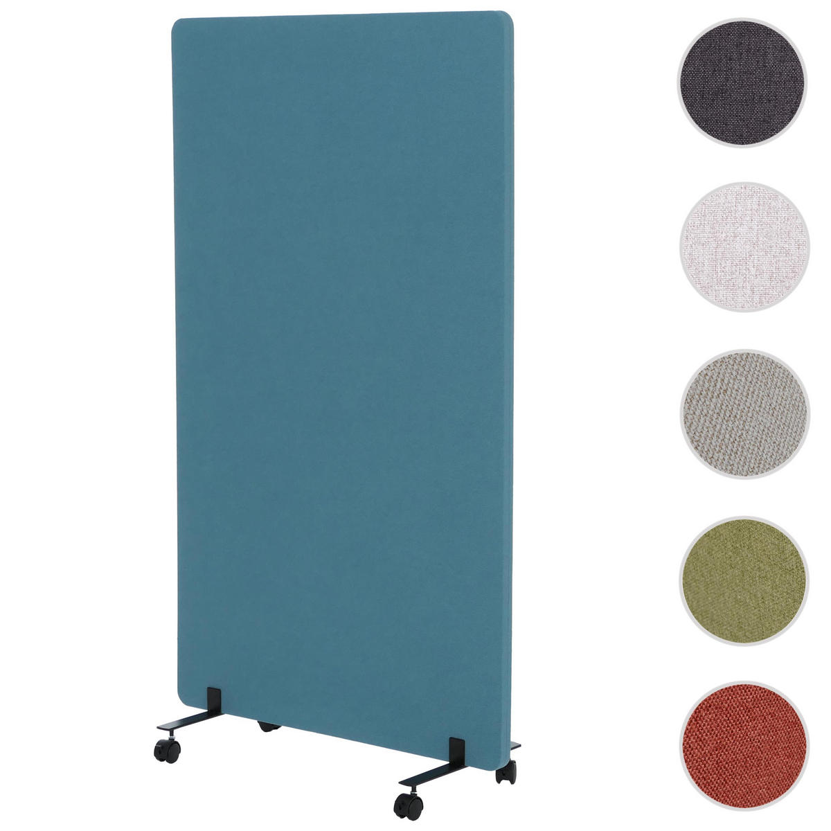 AKUSTICKÁ PŘÍČKA Tyrkysová - tyrkysová, textil (80/147/39cm) - MCW
