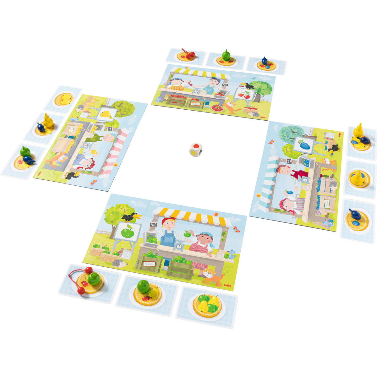 SPIELESAMMLUNG Meine große Obstgarten, ab 3 Jahren - Multicolor, Naturmaterialien (35/34.6cm)