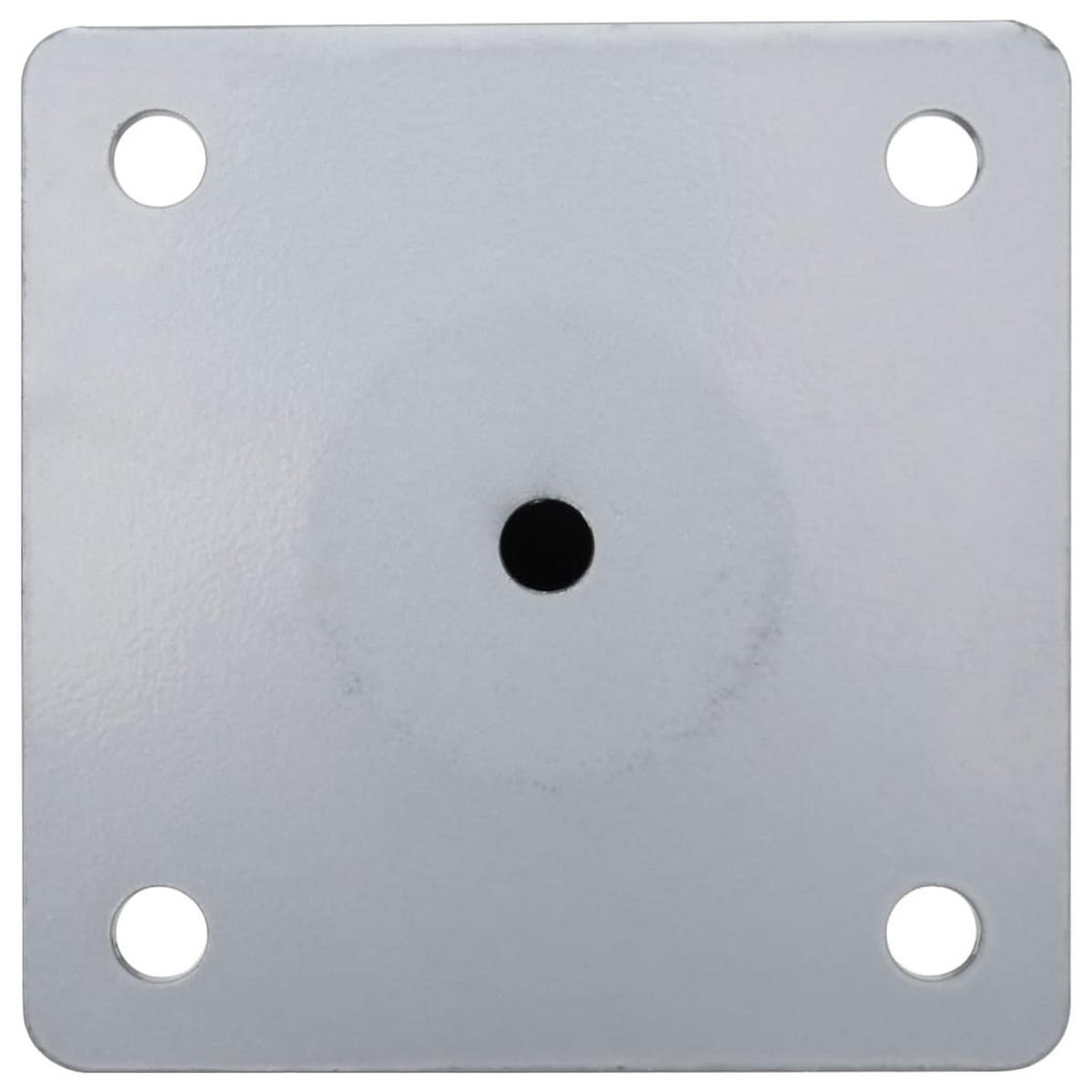 SONNENSCHIRMSTÄNDER Für Ø38/48 Mm Mast Silbern Stahl - Silberfarben, Metall (12.5/12.5cm) - vidaXL