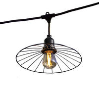 LICHTERKETTE CHIC schwarz - Schwarz, Metall (600cm) - Lumisky