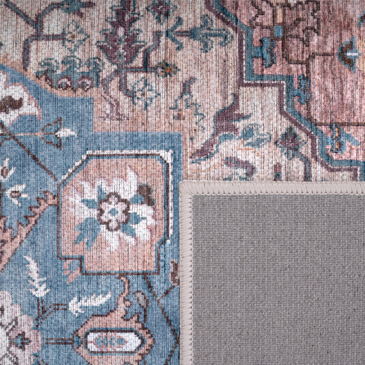 KURZFLORTEPPICH 200/200 cm Bordeaux 246 - Multicolor, Textil (200/200cm) - Paco Home