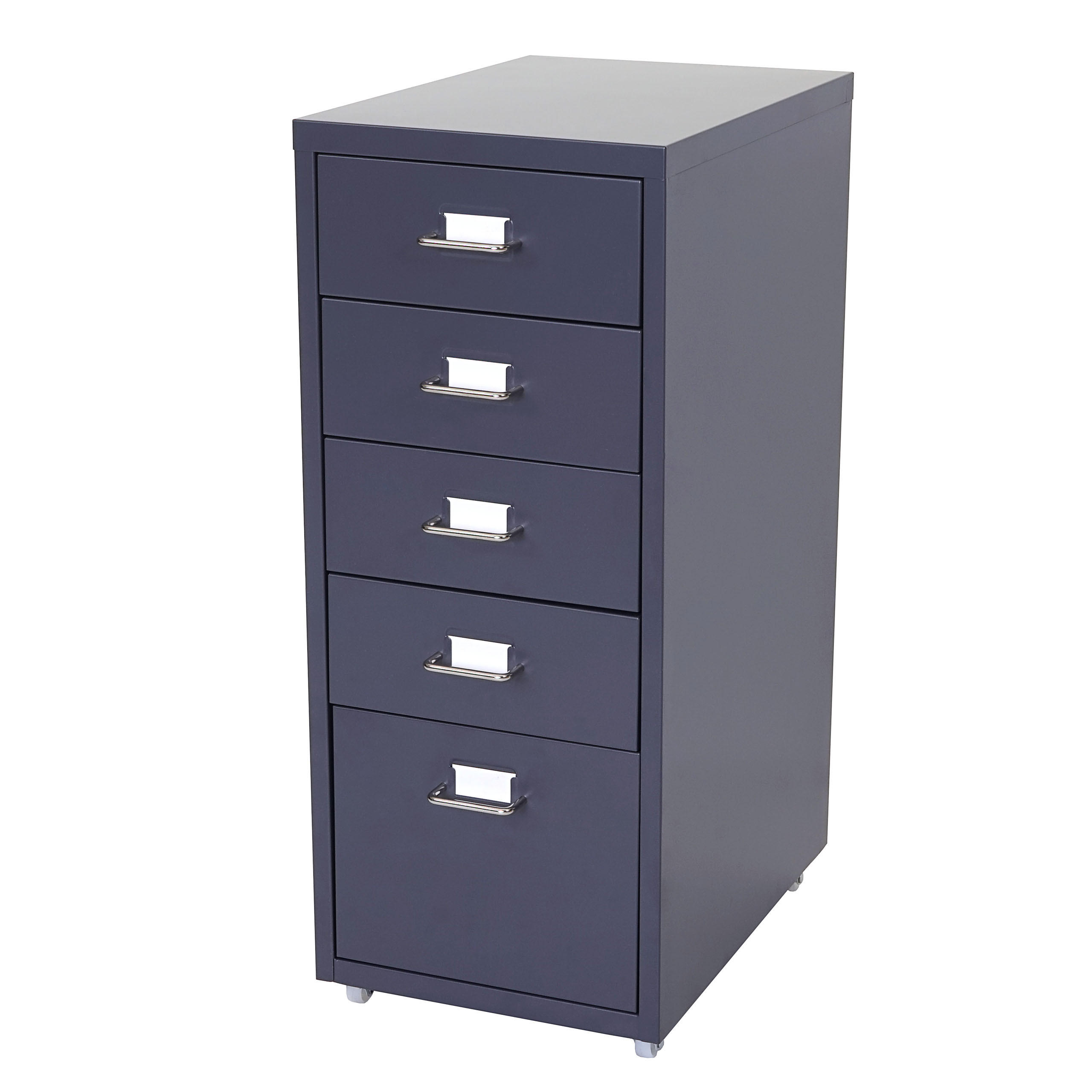 ROLLCONTAINER Anthrazit - Anthrazit, Metall (28/69/41cm) - MCW