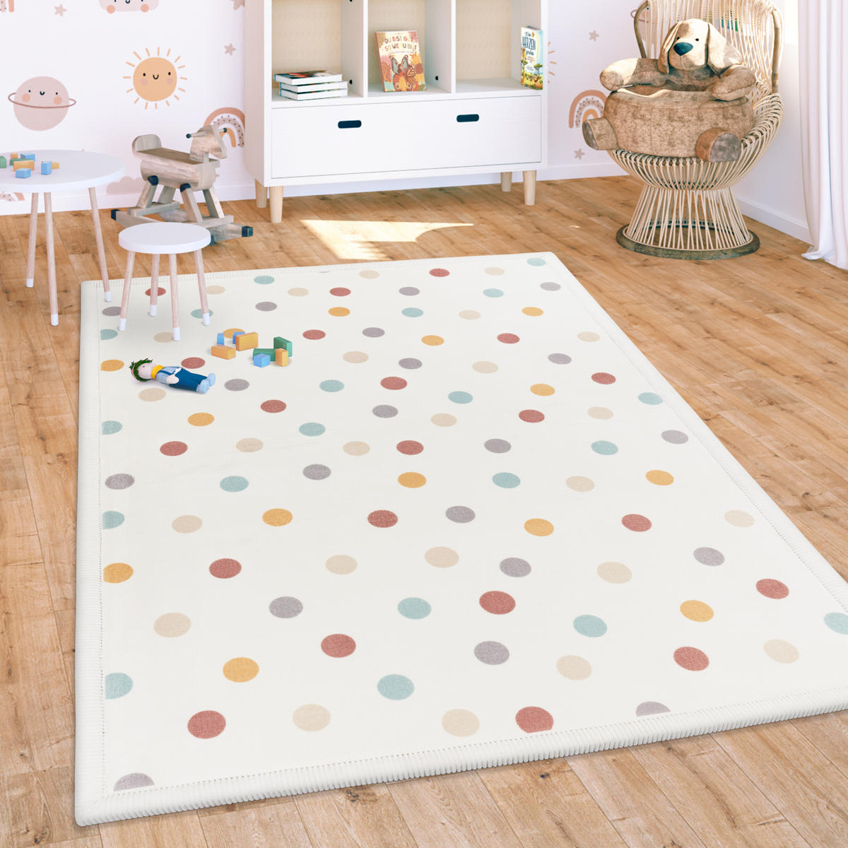 KINDERTEPPICH 140/200 cm Emilia 351 - Multicolor, Textil (140/200cm) - Paco Home
