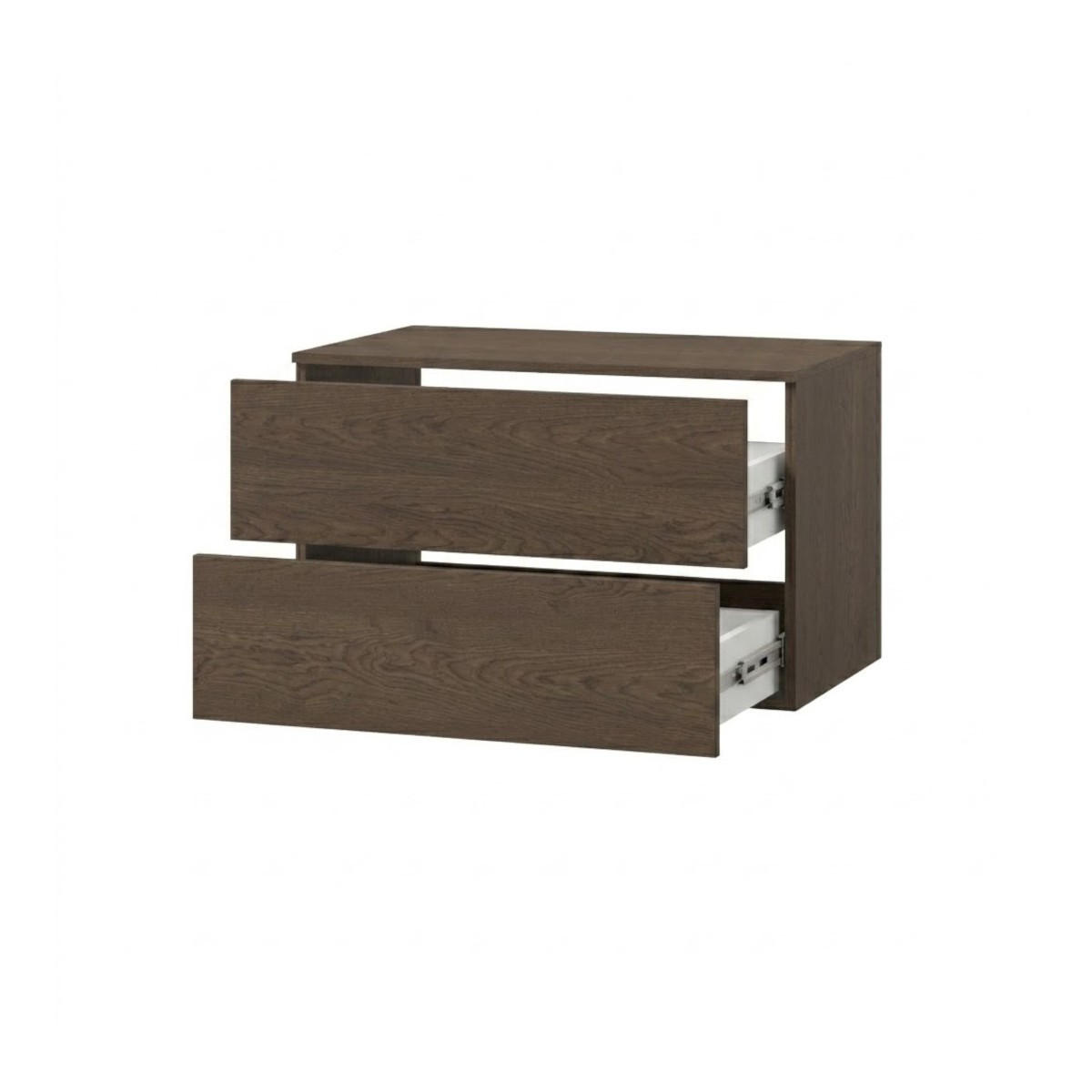 WASCHTISCHUNTERSCHRANK Color 2S 80 Baltic Storm - Walnussfarben, Holzwerkstoff (80/50/45cm) - mzm24