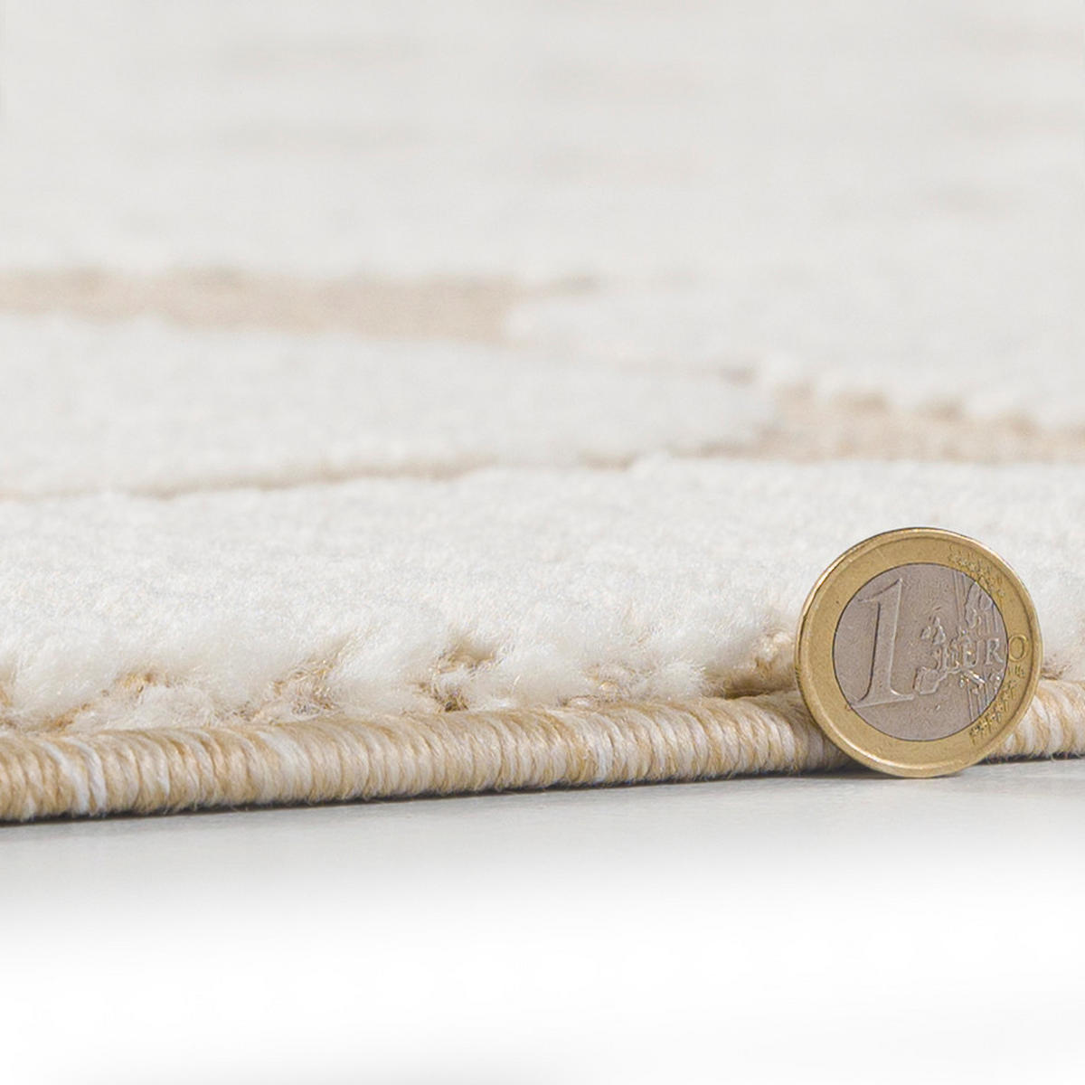 TEPPICH Beige Geometrisch, Moderne 160 x 230 cm - Ecru/Beige, Textil (160/230cm) - Mazovia