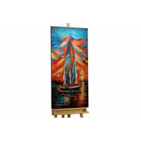 METALLBILD Bunt 60/120 cm - Multicolor, Metall (4.82/120cm) - KUNSTLOFT