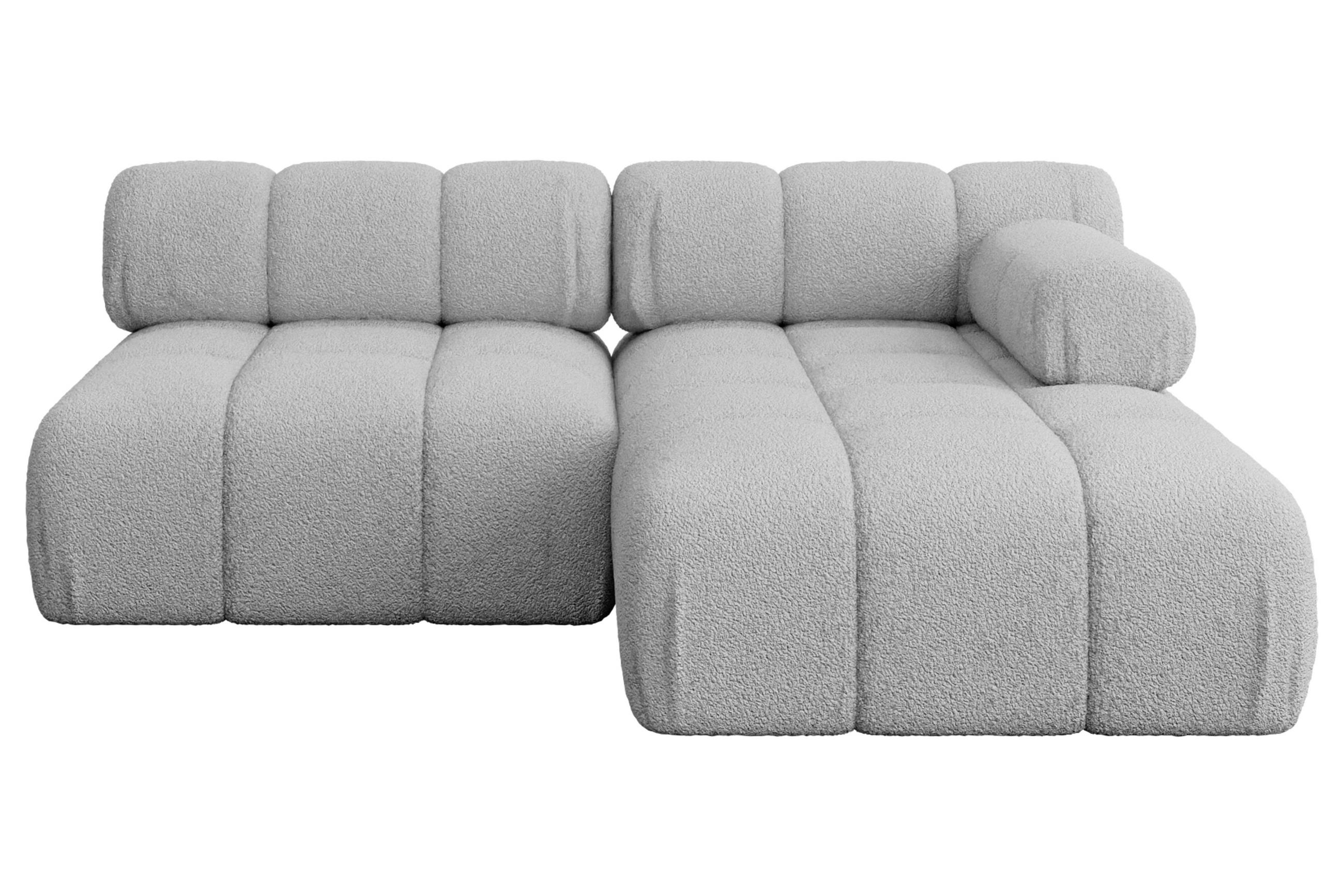 Altdecor Ecksofa Hellgrau 190x160 cm