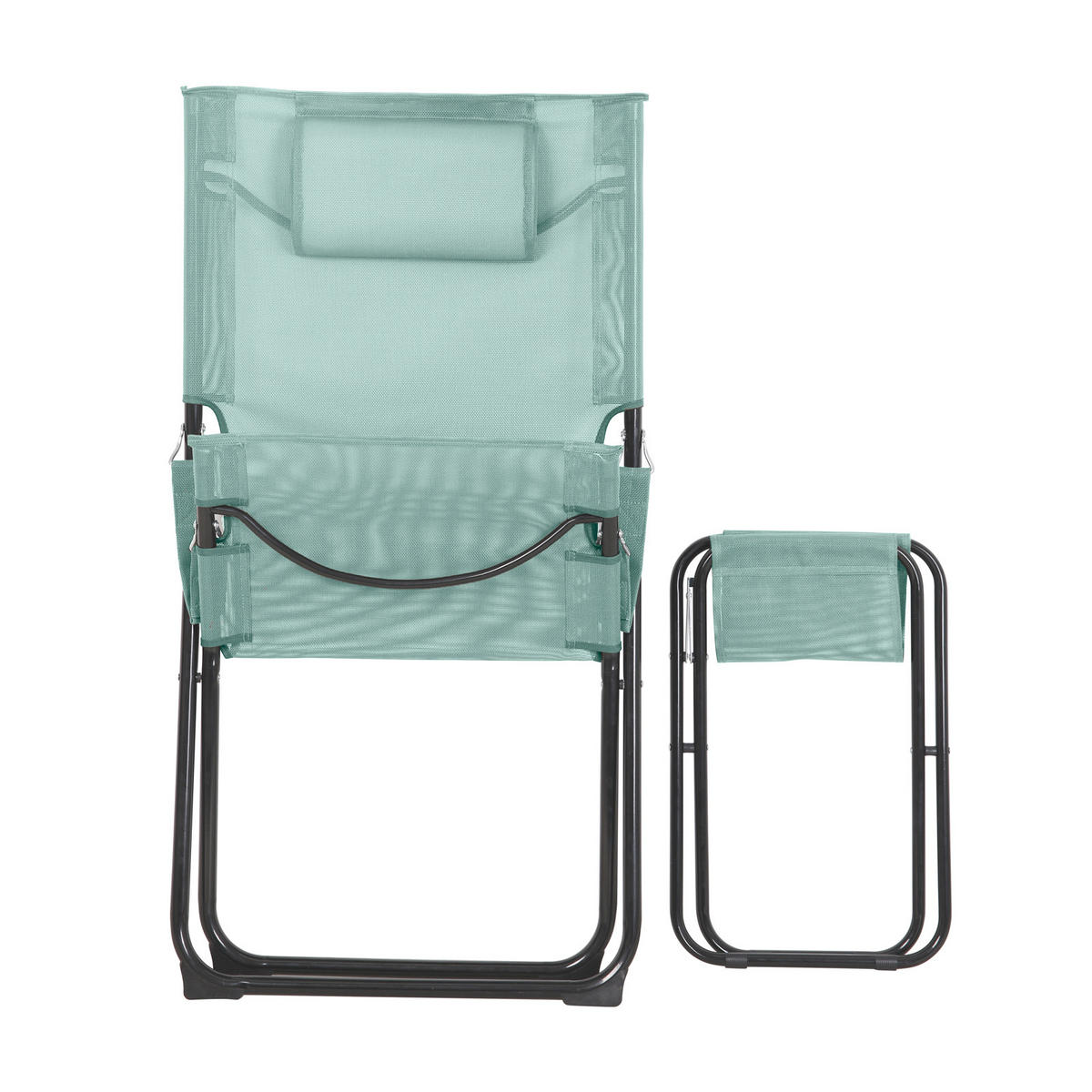 RELAXSESSEL Tomra Blau - Blau, Metall (61/93/77cm) - SVITA
