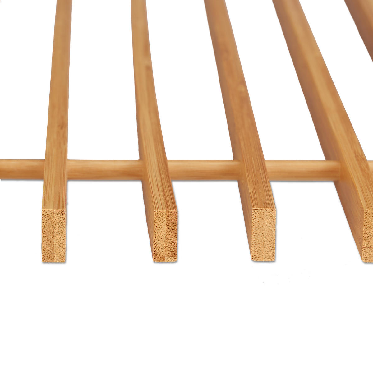 WANDGARDEROBE - Hellbraun, Holz (60/35/30cm) - Relaxdays