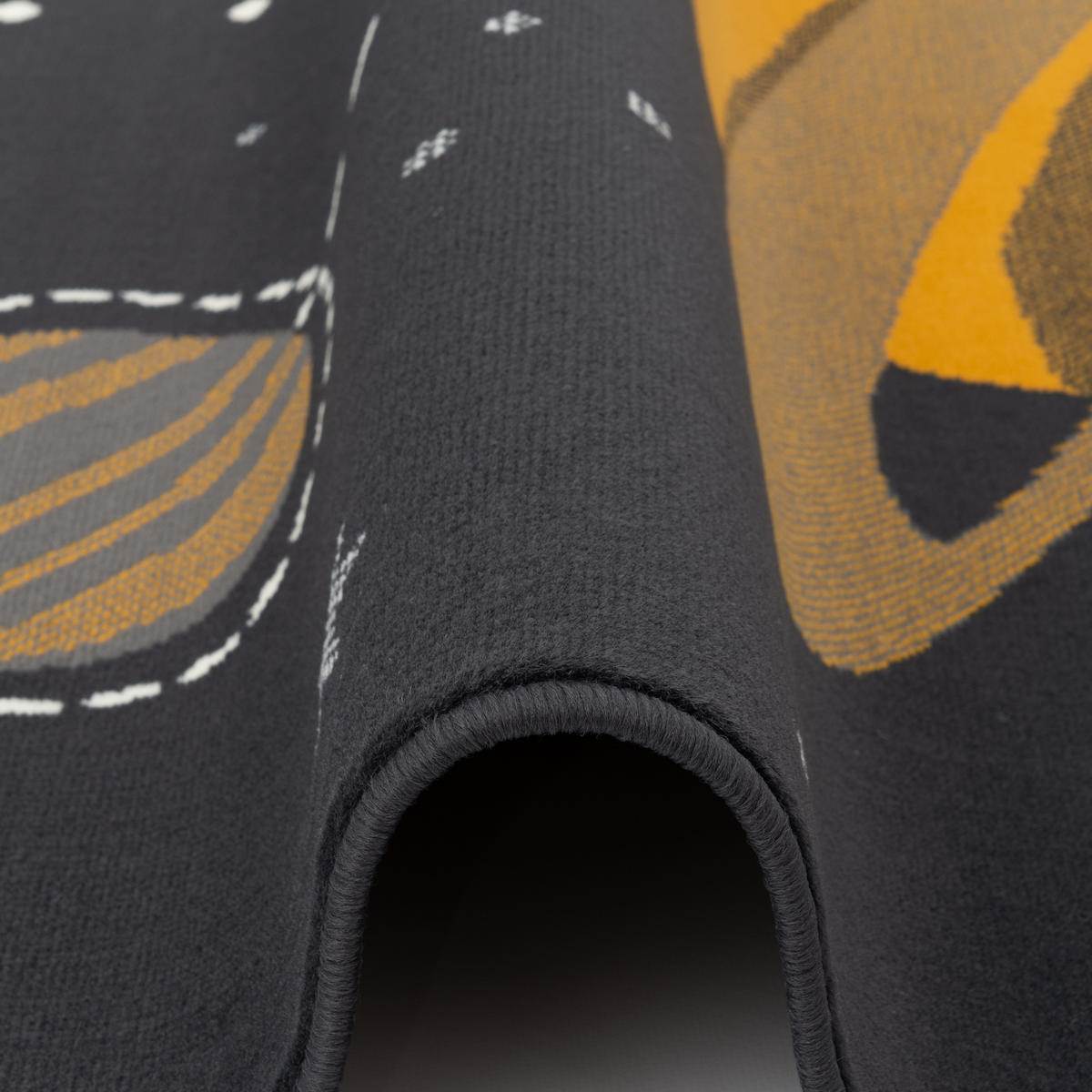 KINDERTEPPICH PASSION KIDS PLANETEN - Grau, Textil (80/150cm) - Pergamon