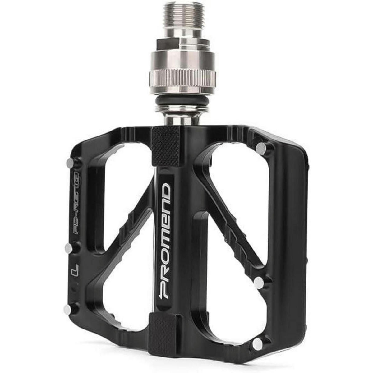 FAHRRADPEDALE Aluminium Schwarz 3 Lager - Schwarz, Metall (9.1/1.8/10.5cm)