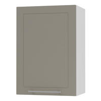 KÜCHENHÄNGESCHRANK Kvantum W2/50 Beige Matt / Weiß Matt 50 / 32,5 / 72cm - Beige/Weiß, Holz/Holzwerkstoff (50/72/32.5cm) - Feldmann-Wohnen