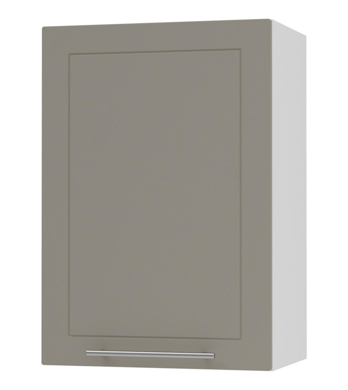 KÜCHENHÄNGESCHRANK Kvantum W2/50 Beige Matt / Weiß Matt 50 / 32,5 / 72cm - Beige/Weiß, Holz/Holzwerkstoff (50/72/32.5cm) - Feldmann-Wohnen
