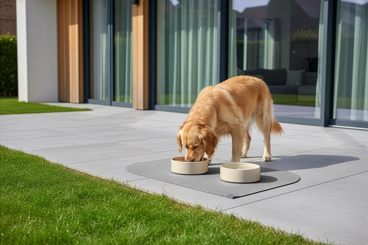 NAPFUNTERLAGE, Öko-Tex, Blattform Hellgrau 40 x 60 cm - Hellgrau, Textil (60/40cm) - SANOZOO