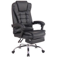 BÜROSTUHL Onix, Kunstleder Schwarz - Schwarz, Textil/Metall (67/125/68cm) - TPFLiving