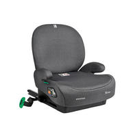 SITZERHÖHUNG i-Boost dunkelgrau i-Size (125-150cm) ISOFIX Rückenlehne - Grau, Kunststoff (44/36/41cm) - Kikka boo