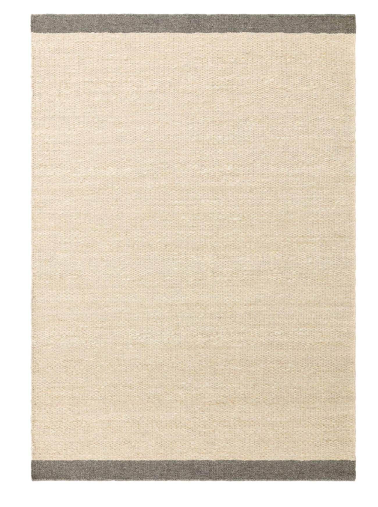 TEPPICH modern Wohn-/Schlafzimmer reine Wolle MALI Grau 200x290 cm - Grau, Naturmaterialien (200/290cm) - Novatrend